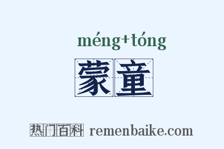 蒙童是什么意思的图片